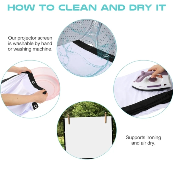 PROJECTOR SET | video beamer + 100" Screen - Picture 8 of 9